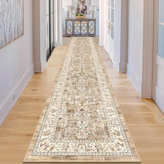 LOKHOM Washable Runner Rug, 2x12 Non-Slip Vintage Hallway Runner Rugs - Image 4
