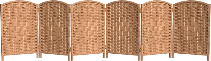 Red Lantern 2 ft. Short Diamond Weave Fiber Folding Screen by RedLantern