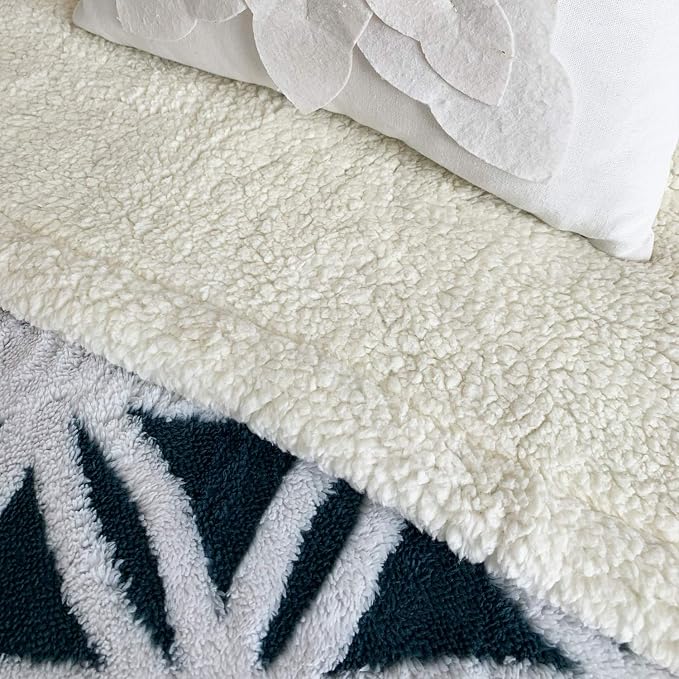 LOMAO Sherpa Fleece Blanket for Mom Cozy Soft Throw Blanket for Women Men - Image 4