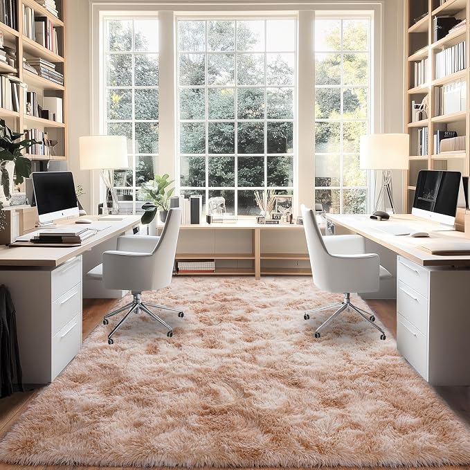 Upgrade Non-Slip Plush Rugs for Living Room, Soft Shaggy Carpets for Living Room - Image 7