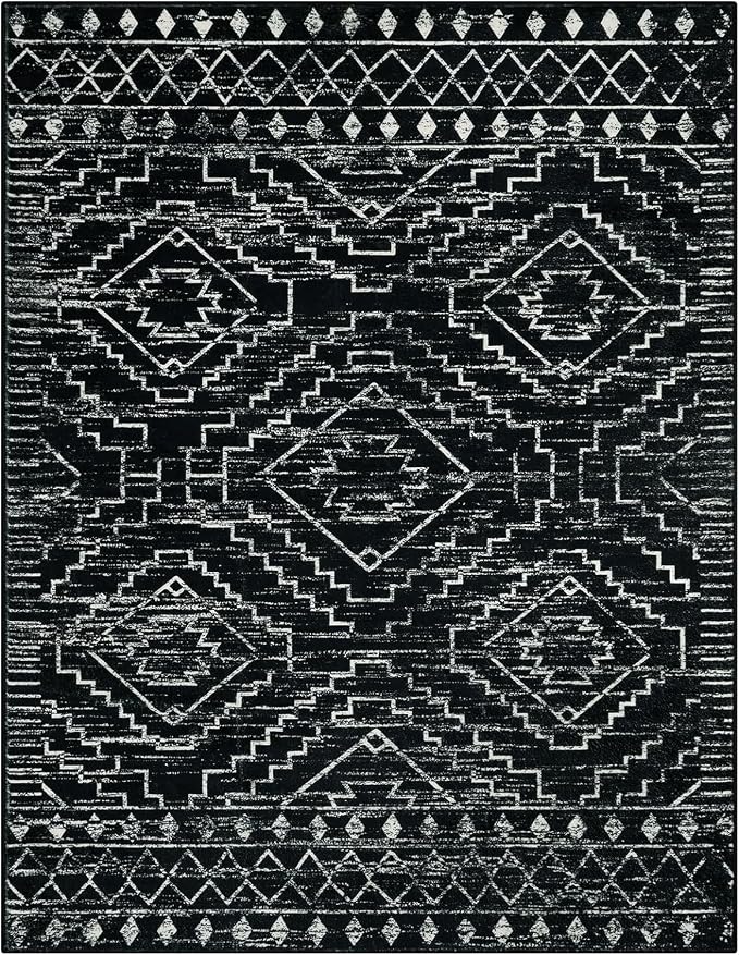 Wonnitar Moroccan Washable Area Rug 5x7, Non-Slip Boho Bedroom Throw Mat - Image 7