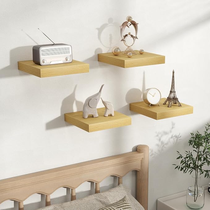 Fun Memories Rustic Wood Floating Shelves - Image 5