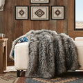 Luxury Plush Faux Fur Throw Blanket by HORIMOTEHOME