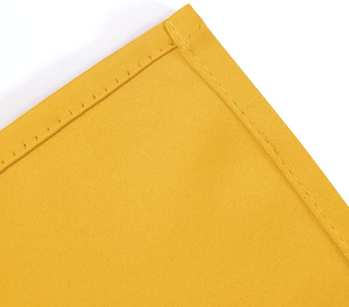 LEMOMO Yellow Thermal Blackout Curtains/42 x 72 Inch/Set of 2 Panels Room - Image 8