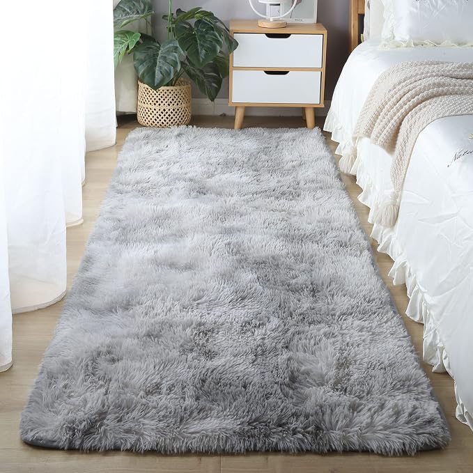 CAIYUECS Shag Area Rug, Indoor Ultra Soft Fluffy Plush Rugs - Image 2
