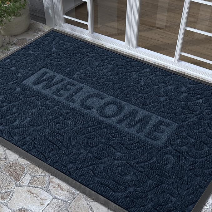 Yimobra Large Welcome Mat 60x36, Waterproof Non-Slip Outdoor Mats by Yimobra