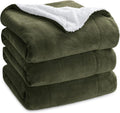 Bedsure GentleSoft Sherpa Fleece Blanket Queen Size by BEDSURE