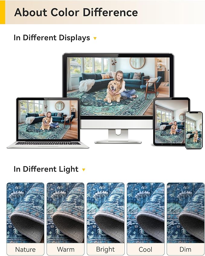 Area Rugs 2'x9' Runner Rug Non Slip Washable - Image 6