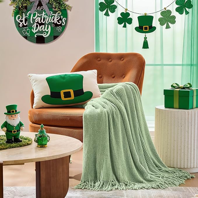 inhand Basil Green Throw Blanket - Image 2