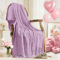 inhand Knitted Throw Blanket for Couch and Bed, Soft Living Room Home Decor by inhand