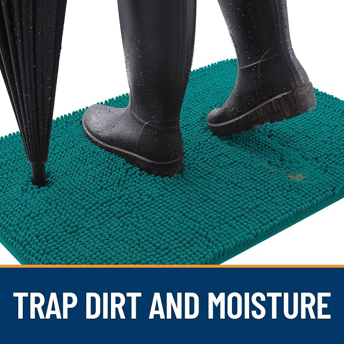 OLANLY Dog Door Mat for Muddy Paws 59x20, Absorbs Moisture and Dirt, Absorbent - Image 2