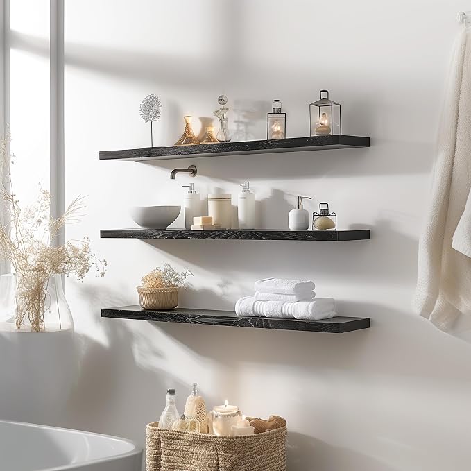 PHPH 48 Inch Wood Floating Shelves - Image 3