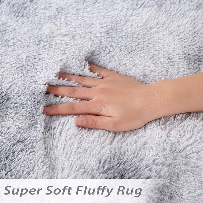 CAROMIO 10x13 Fluffy Area Rugs for Living Room Large Plush and Thick Shag Rug - Image 4