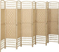 HOMCOM 8 Panel Room Divider, Folding Privacy Screen, 5.6' Room Separator by HOMCOM