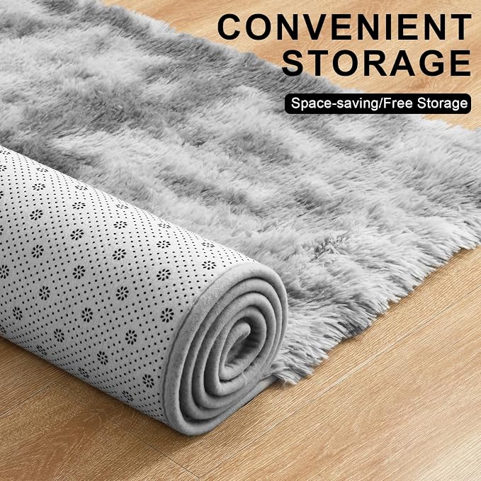 Merelax Soft Modern Indoor Large Shaggy Rug - Image 4