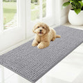 OLANLY Dog Door Mat for Muddy Paws 47x20, Ultra Absorbent Chenille Mud Doormat by OLANLY