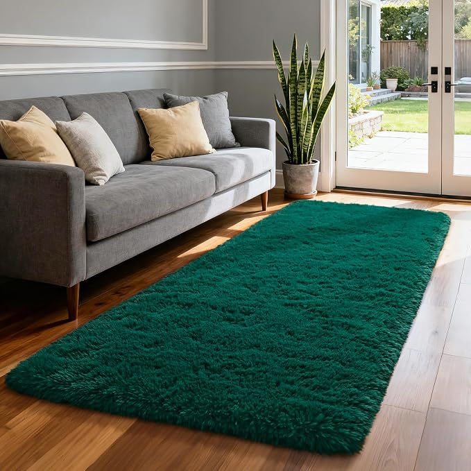 Merelax Soft Fluffy Area Rug for Living Room Bedroom, 2x8 Runner Rug for Hallway - Image 4