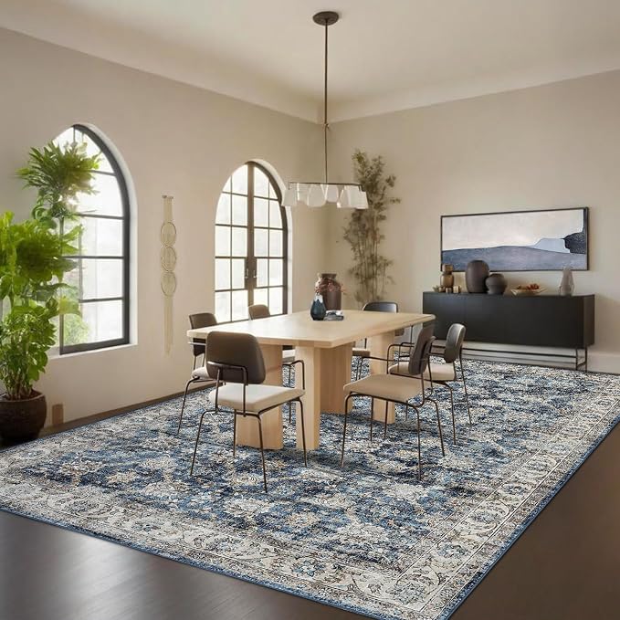 GarveeHome Vintage Rug 5x7 Floral Print Area Rug - Image 3