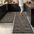 Kitchen Rugs Sets of 2-Non Slip Kitchen Mats by BSICPRO