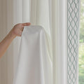 VisionaryHomeDesign White Colour Linen Curtain Panels by VisionaryHomeDesign