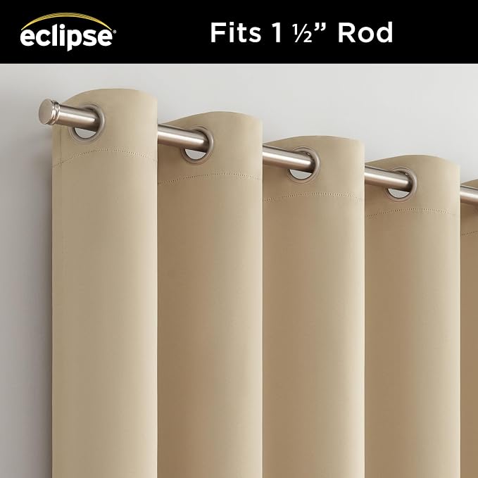 Eclipse Darrell Thermaweave Blackout Grommet Extra Wide 84" x 100" Sliding - Image 3