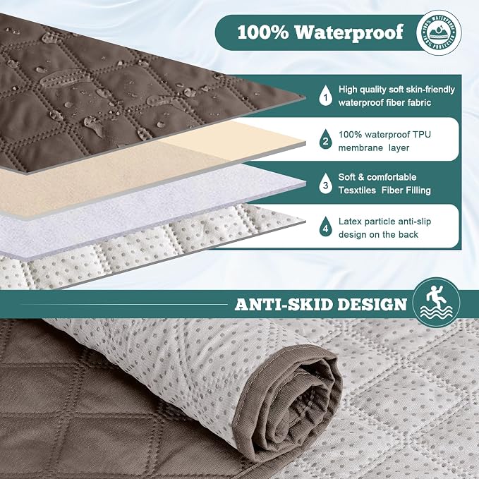 Ruaozz Waterproof Recliner Sofa Covers, 1-Piece Couch Covers - Image 4