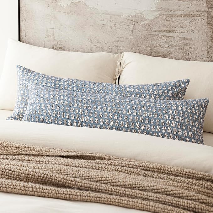 Foindtower Set of 2 Decorative Neutral Body Lumbar Throw Pillow Covers Vintage - Image 5