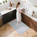 Washable Rug 2x3 Area Rugs for Entryway, Abstract Rug for Bedroom, Soft Rainbow by ROYHOME