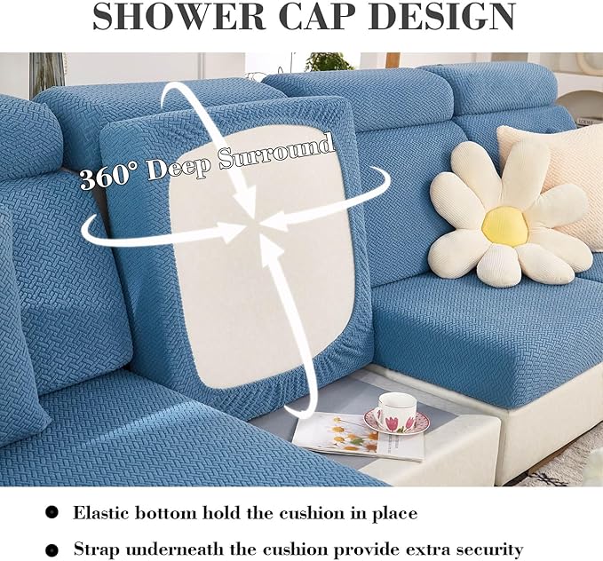 Sofa Covers Couch Covers for Sofa Pet Friendly Couch Cushion Covers Universal - Image 3