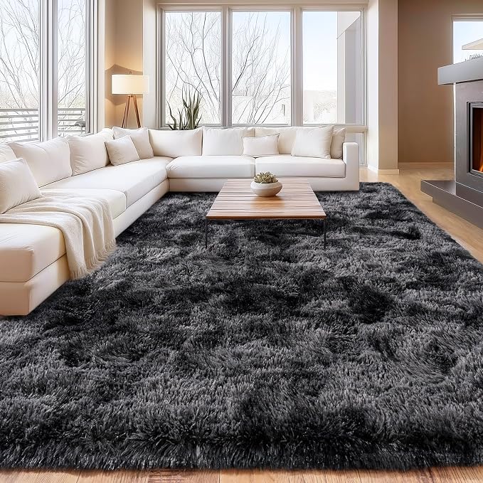 Fluffy Carpet for Living Room, Furry Carpet for Teen, Shaggy Rug for Nursery - Image 3