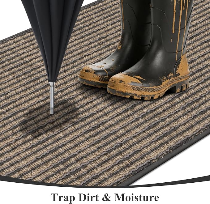 SHACOS Runner Rugs for Hallway 20"x59" Rubber Backed Non Slip Kitchen Runner - Image 4