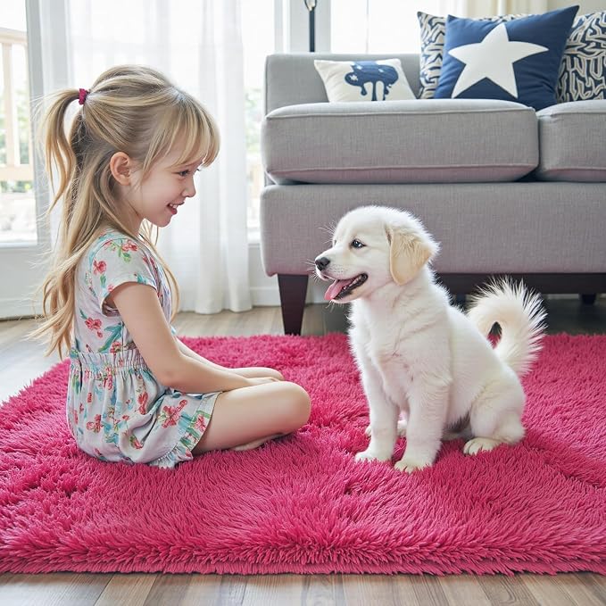8x10 Area Rugs for Living Room Bedroom, Large Area Rug Shaggy Carpet Soft Plush - Image 7