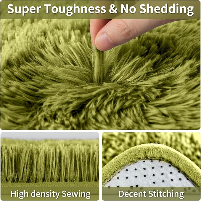 Merelax Soft Modern Indoor Shaggy Area Rug - Image 3