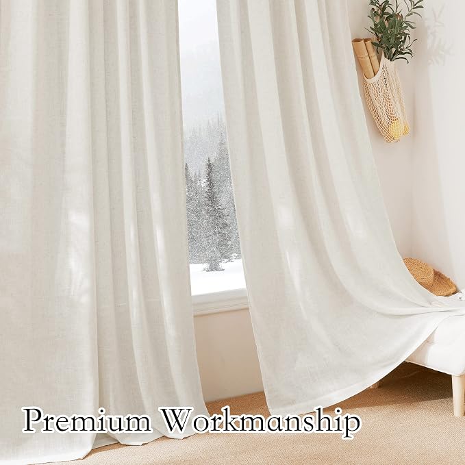 RYB HOME Semi Sheer Valances - Image 6