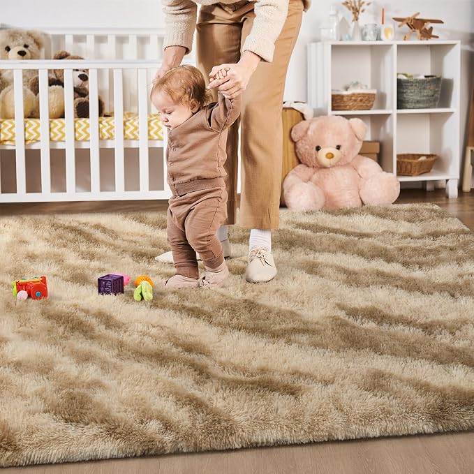 Merelax Area Rugs for Living Room Bedroom, Machine Washable 4x6 Feet Soft - Image 6