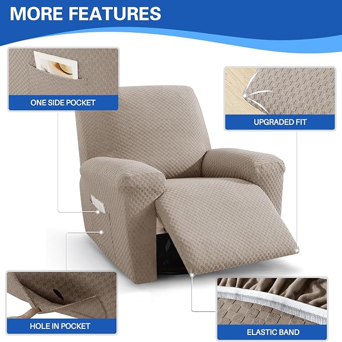 MAXIJIN Recliner Cover Slipcovers - Image 4