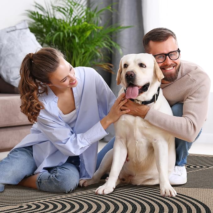 Lahome Modern Rainbow 2x8 Runner Rug, Washable Hallway Kitchen Runner Rugs - Image 6