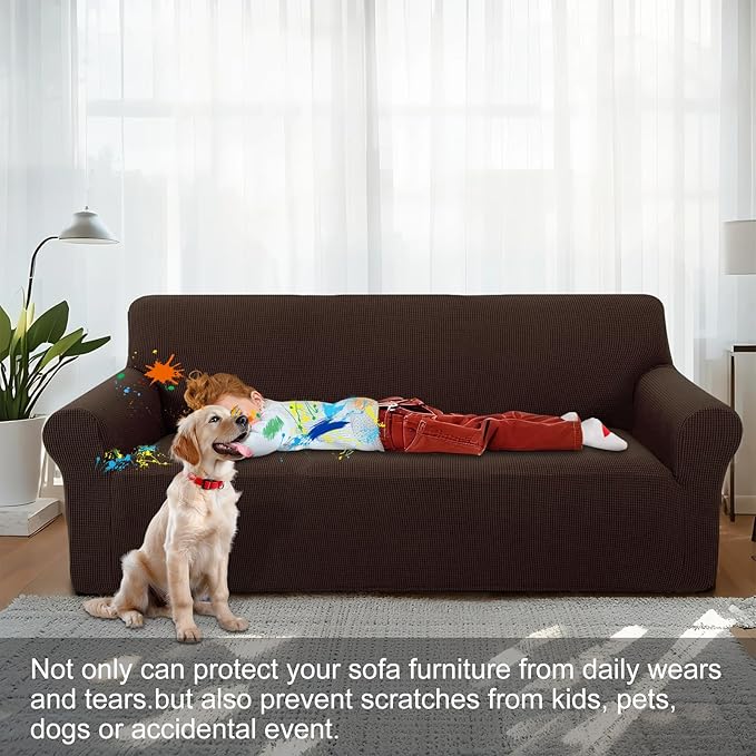 Stretch Couch Cover Washable Sofa Slipcover Furniture Protector - Image 2