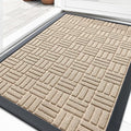 OLANLY Front Door Mat Outside Entrance 35x23, Heavy Duty Sturdy Natural Rubber by OLANLY