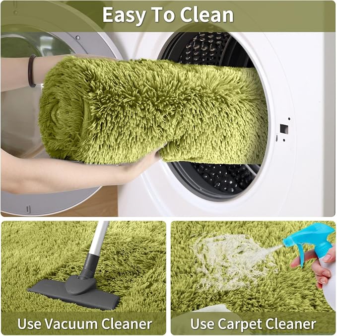 Merelax Soft Modern Indoor Shaggy Area Rug - Image 5