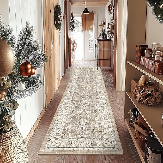 LOKHOM Washable Runner Rug, 2x8 Non-Slip Vintage Hallway Runner Rug - Image 8