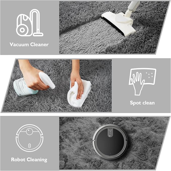Ultra Soft Fluffy Area Rugs for Bedroom Living Room 10x12, Nursery Rug - Image 4