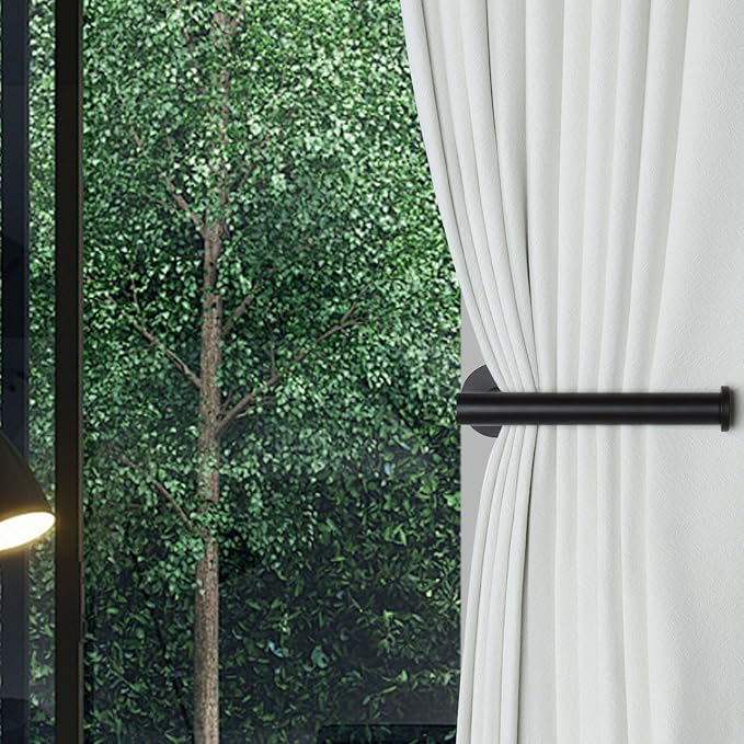 Groleca 2 Pack Adhesive Curtain Holdbacks Curtain Tie Backs Curtain Holdbacks - Image 4