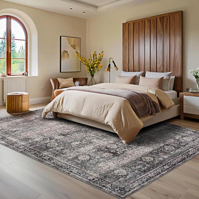 GarveeHome Area Rugs 3x5 Vintage Printed Floor Carpet by GarveeHome