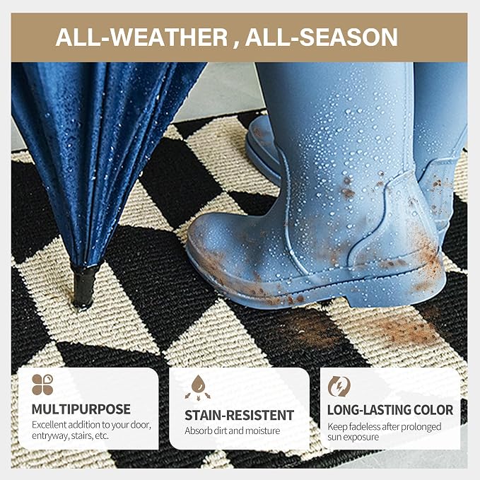 GRANNY SAYS Indoor Doormat, Non-Slip Front Door Mats, Outdoor Welcome Mat - Image 5