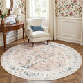 jinchan Round Rug 7ft Area Rug by JINCHAN