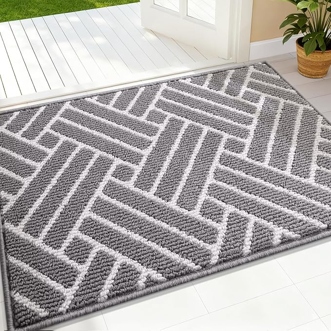 OLANLY Indoor Door Mat, 36x24 Inch, Dirt Resistant and Absorbent, Non-Slip by OLANLY