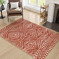 Wonnitar Moroccan 4x6 Bedroom Area Rug, Washable Soft Rug by Wonnitar