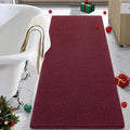 LOCHAS Luxury Bathroom Rug Shaggy Bath Mat 24 x 60 Inch, Washable Non Slip Bath by LOCHAS