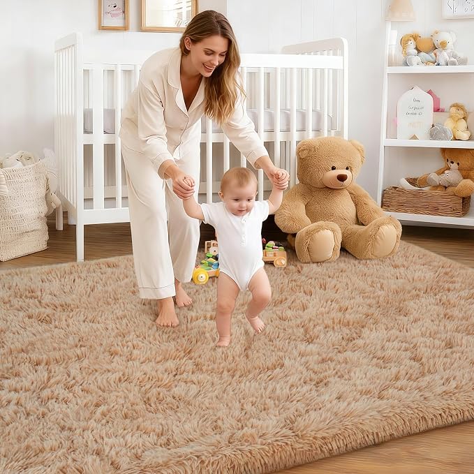 Rug for Living Room Bedroom, 5x7 Area Rugs for Living Room, Ultra Soft Modern - Image 3